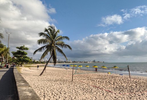 Praia de Manaíra, em João Pessoa.