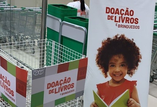 A campanha pretende incentivar a brincadeira infantil e a leitura