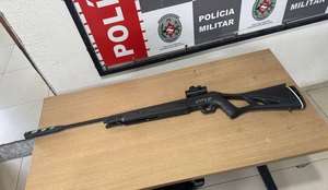 Carabina apreensao