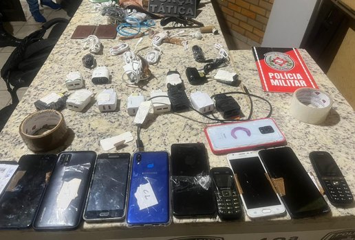 Material apreensao pm