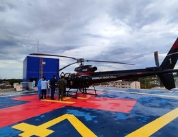 Transporte aeromedico para o Metropolitano salva vida de paciente