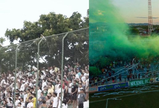 Torcidas de Sousa e Nacional deram um show nas arquibancadas