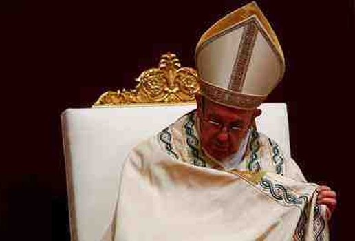 Papa francisco 1 missa do ano