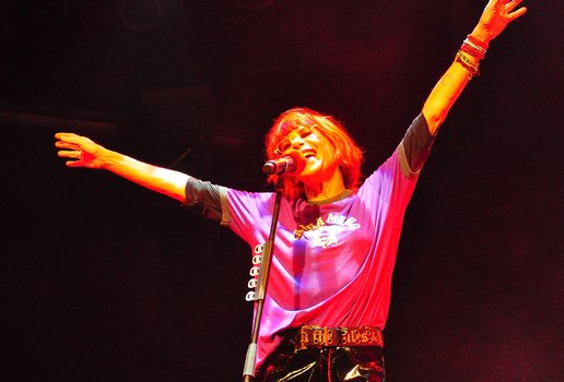 Rita Lee em João Pessoa, em 2012.