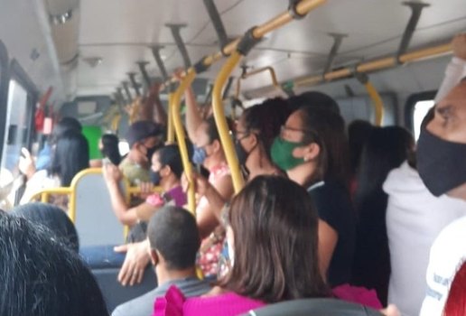 Onibus cheio joao pessoa pmjp