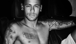 Neymar ensaio toalha