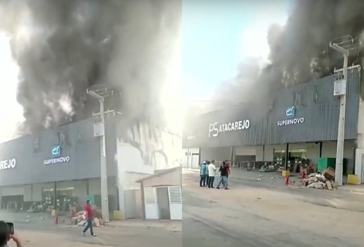 Supermercado incendiado picui pb