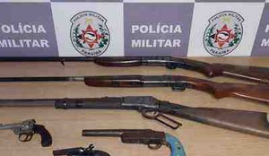 Armas apreendidas cruz das armas joao pessoa