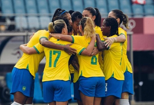 Seleção Brasileira Feminina venceu por 5 a 0
