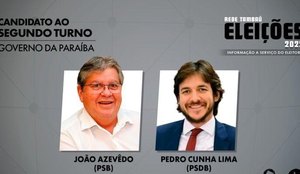 Candidatos ao governo da Paraíba cumprem agenda nesta segunda (Imagem: Divulgação / RTC)