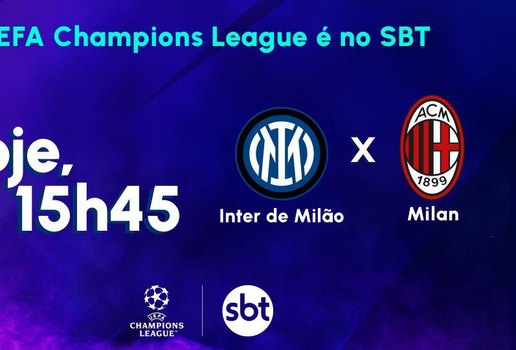 TV Tambaú transmite Inter de Milão x Milan pela Champions League