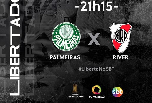 TV Tambaú transmite Palmeiras x River Plate