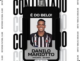 BOTAFOGO-PB ANUNCIA CONTRATAÇÃO DE DANILO MARIOTTO