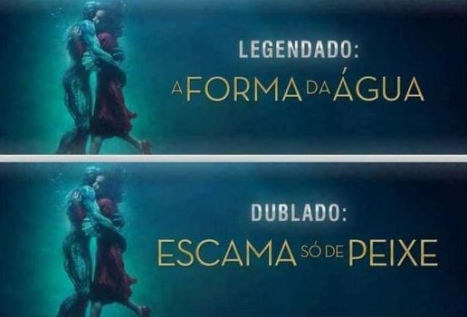 A forma da agua escama de peixe