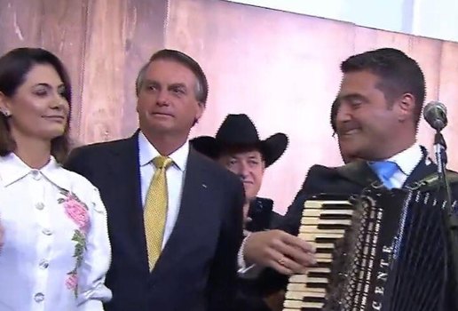 Presidente Bolsonaro durante evento