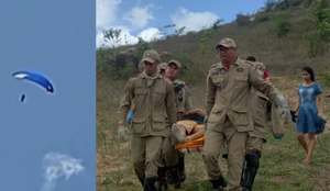 Homem morre apos cair de parapente durante voo no Sertao da Paraiba