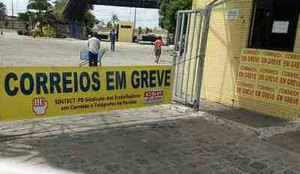 Correios greve PB