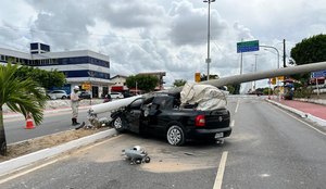 Acidente aconteceu na Avenida Marechal Rondon