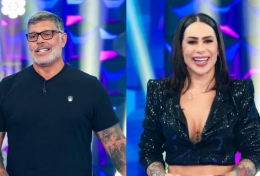 Durante o Programa Silvio Santos com Patricia Abravanel, o ator e a musa fitness contaram curiosidades da relação dos dois