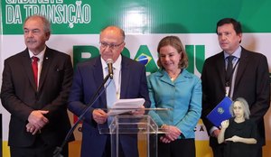 O anúncio foi feito pelo vice-presidente eleito, Geraldo Alckmin