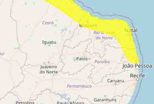 Alerta inmet 37 cidades da paraiba