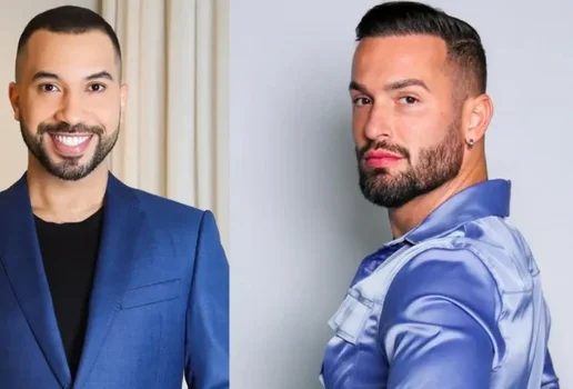 Gil do Vigor e Diego Hypolito sao vistos em clima de romance
