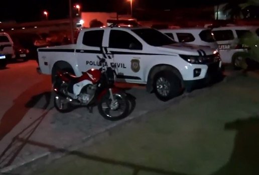 Moto recuperada policia civil pb