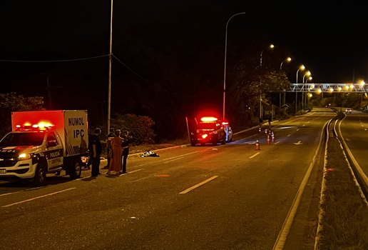 O acidente aconteceu nas proximidades do Estádio Almeidão, no bairro do Cristo.