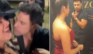 Zeze Di Camargo tenta beijar fa e video viraliza