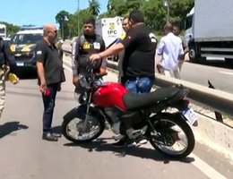 Acidente br 230 motociclista