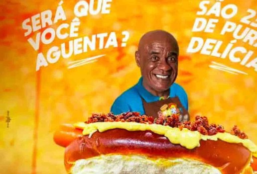 Kid Bengala vira garoto propaganda de sanduiche de 23 cm em Campo Grande