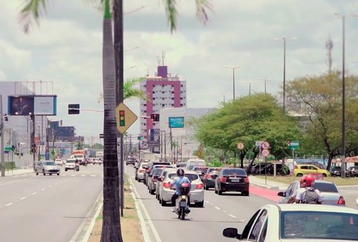 Retão de Manaíra, em João Pessoa.