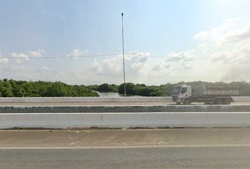 DNIT realiza inspeção em ponte com estrutura danificada na BR-101, na Paraíba