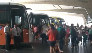 Movimentação no Terminal Rodoviário de João Pessoa