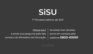 Capa do site do Sisu