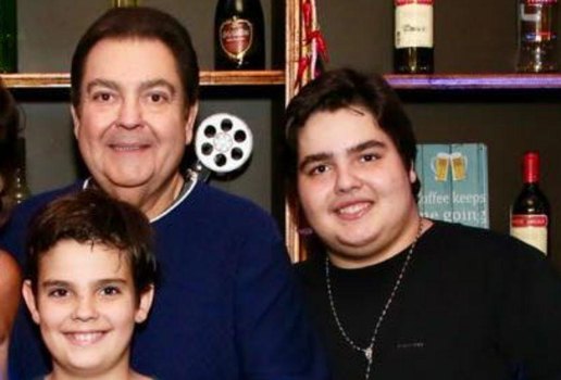 Faustao e filhos