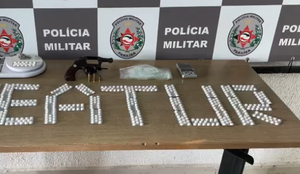 Material encontrado foi encaminhado à Central de Polícia