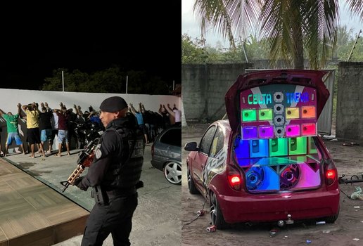 Polícia encerra festa clandestina com mais de 150 pessoas na Paraíba