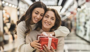 Feliz dia das maes presente maes comercio shopping gerada com ideogram