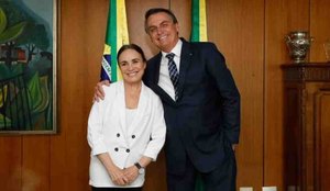 Bolsonaro diz que Regina Duarte podera trocar quem quiser na Cultura