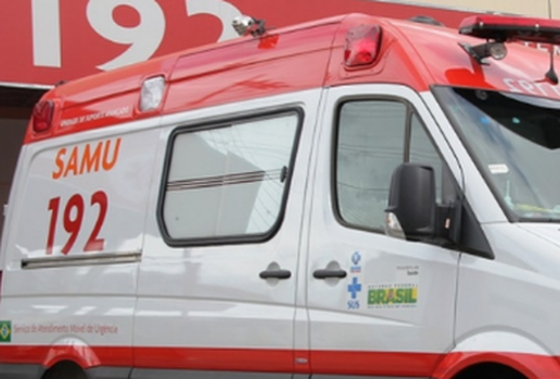 Imagem de Arquivo da ambulância do SAMU
