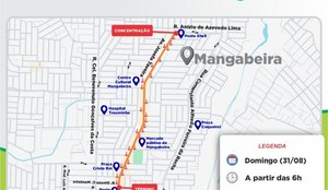Mapa Mangabeira Semob desfile