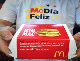 Renda gerada com as vendas de sanduíches Big Mac em todos os restaurantes McDonald's será revertida.