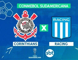 TV TAMBAÚ TRANSMITE CORINTHIANS E RACING PELA SUL-AMERICANA