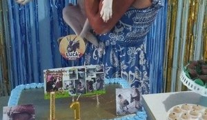 Bode ganha festa de aniversario com direito a decoracao e convidados na PB 5