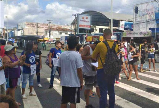 Protesto estudantes lagoa pb 2020 foto divulgacao