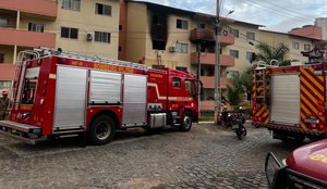 Incêndio atingiu um apartamento no bairro São José