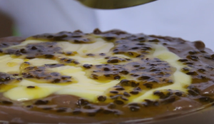 Pave de chocolate com maracuja