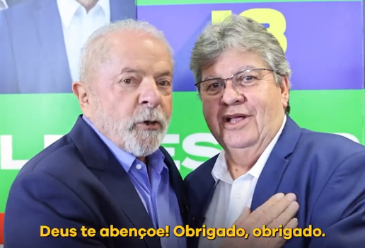 Lula oficializa apoio a João Azevedo no segundo turno