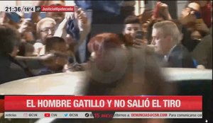 Brasileiro tenta atirar contra Cristina Kirchner na Argentina